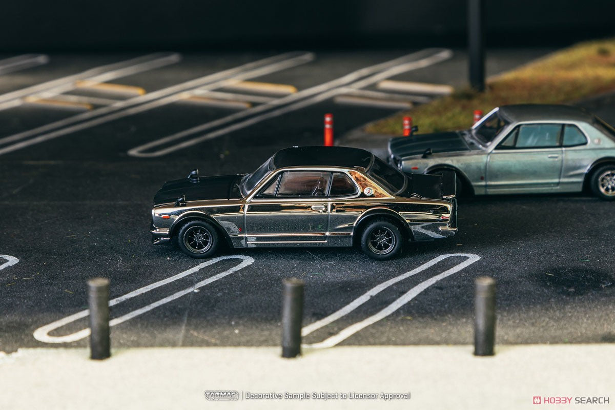 Tarmac Works Nissan Skyline HT 2000GT-R Silver Chrome Special Edition 2024 T64G-043-SC 1/64 Diecast