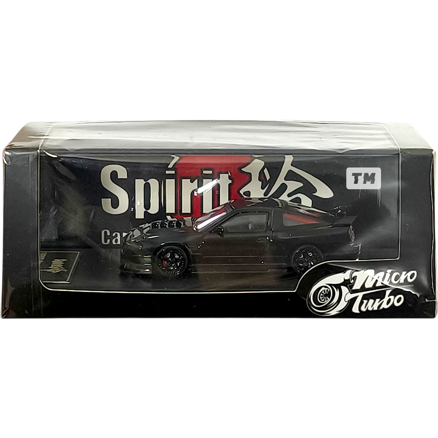 Micro Turbo 180SX Spirit Rei Miyabi Black Warrior 1/64 Diecast