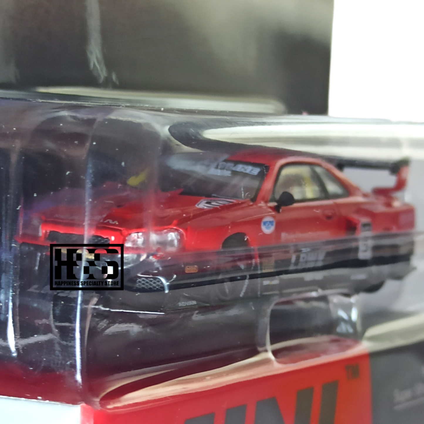 Mini GT 843 Nissan LB-ER34 Super Silhouette Skyline Red Black 1/64 Die Cast