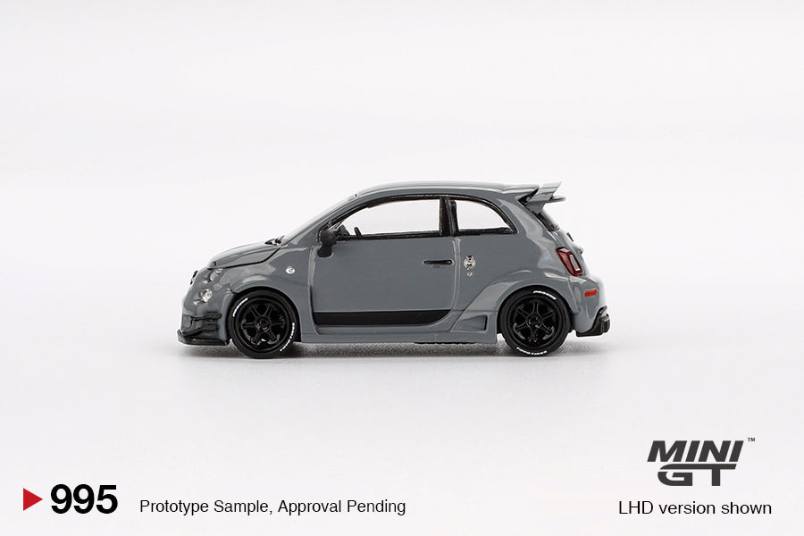 Mini GT Abarth 595 LB-WORKS x Abas Works Grey MGT00995 1/64 Die Cast
