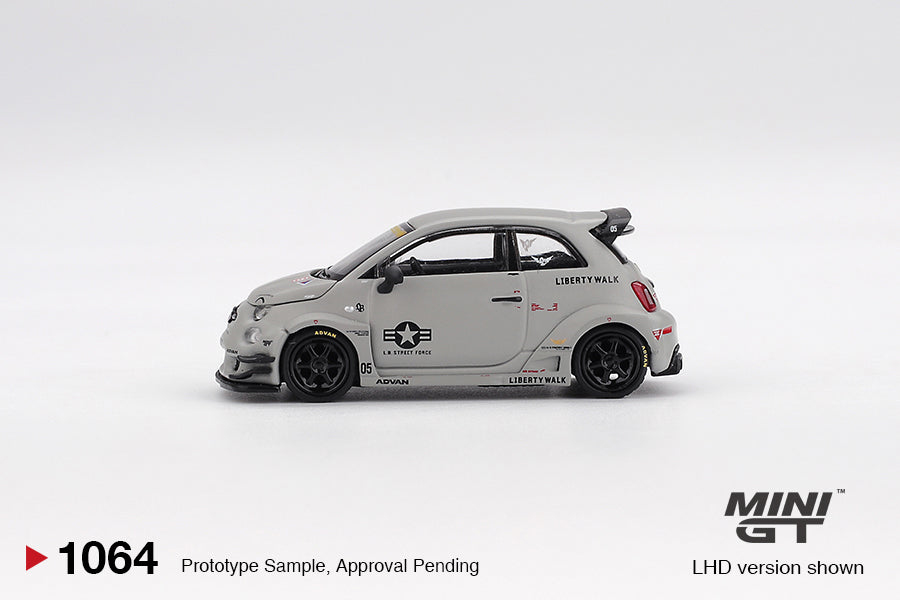 Mini GT Abarth 595 LB-Works x Abas Works Fighter MGT01064 1/64 Diecast