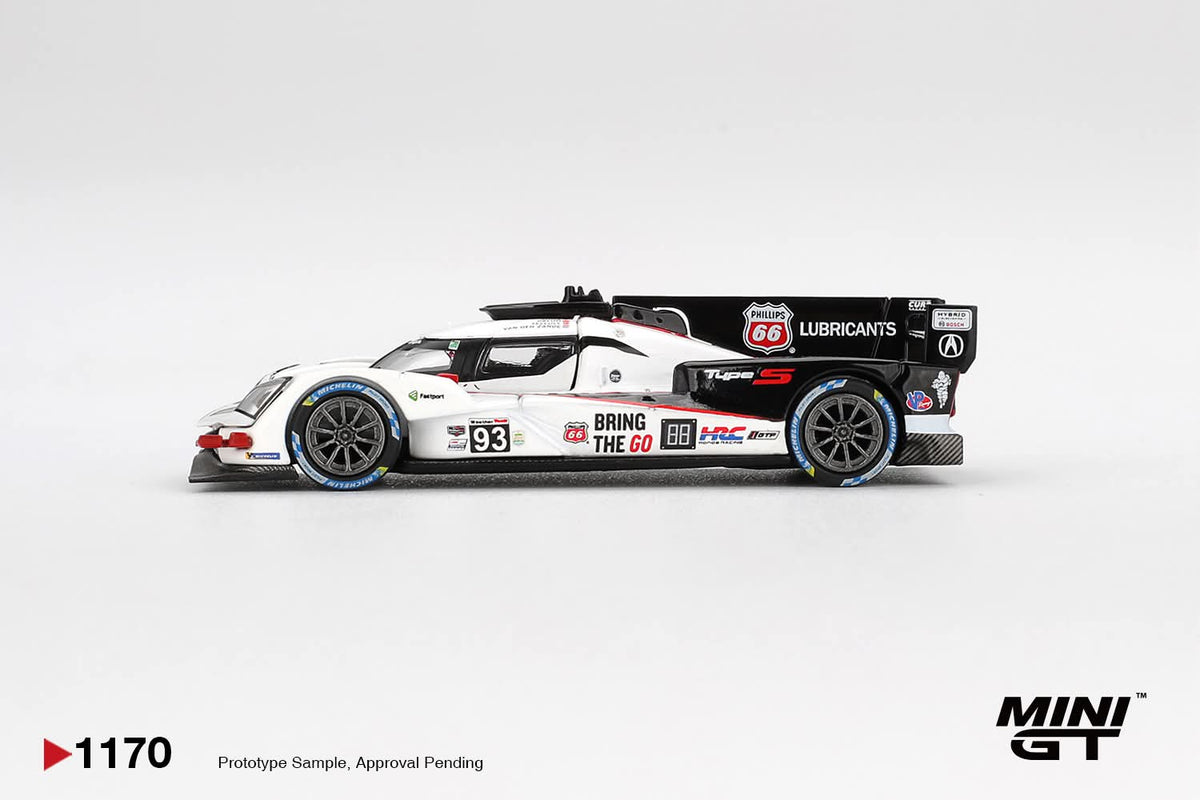 Mini GT Acura ARX-06 GTP #93 Acura Meyer Shank Racing 2025 IMSA Daytona 24 Hrs MGT01170 1/64 Diecast