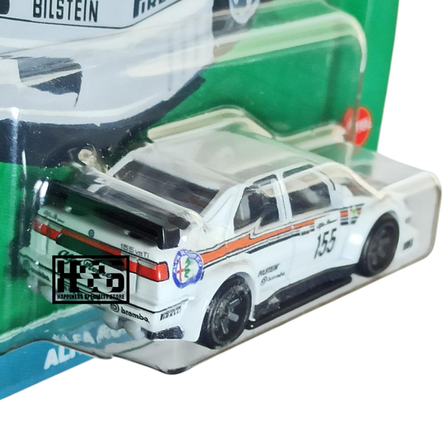 Hot Wheels Alfa Romeo 155 V6 Ti Bianco Banchisa 2023 Premium Car Culture Spettacolare 1/64 Die Cast