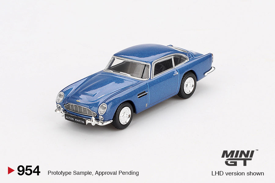Mini GT Aston Martin DB5 Sierra Blue MGT00954 1/64 Diecast