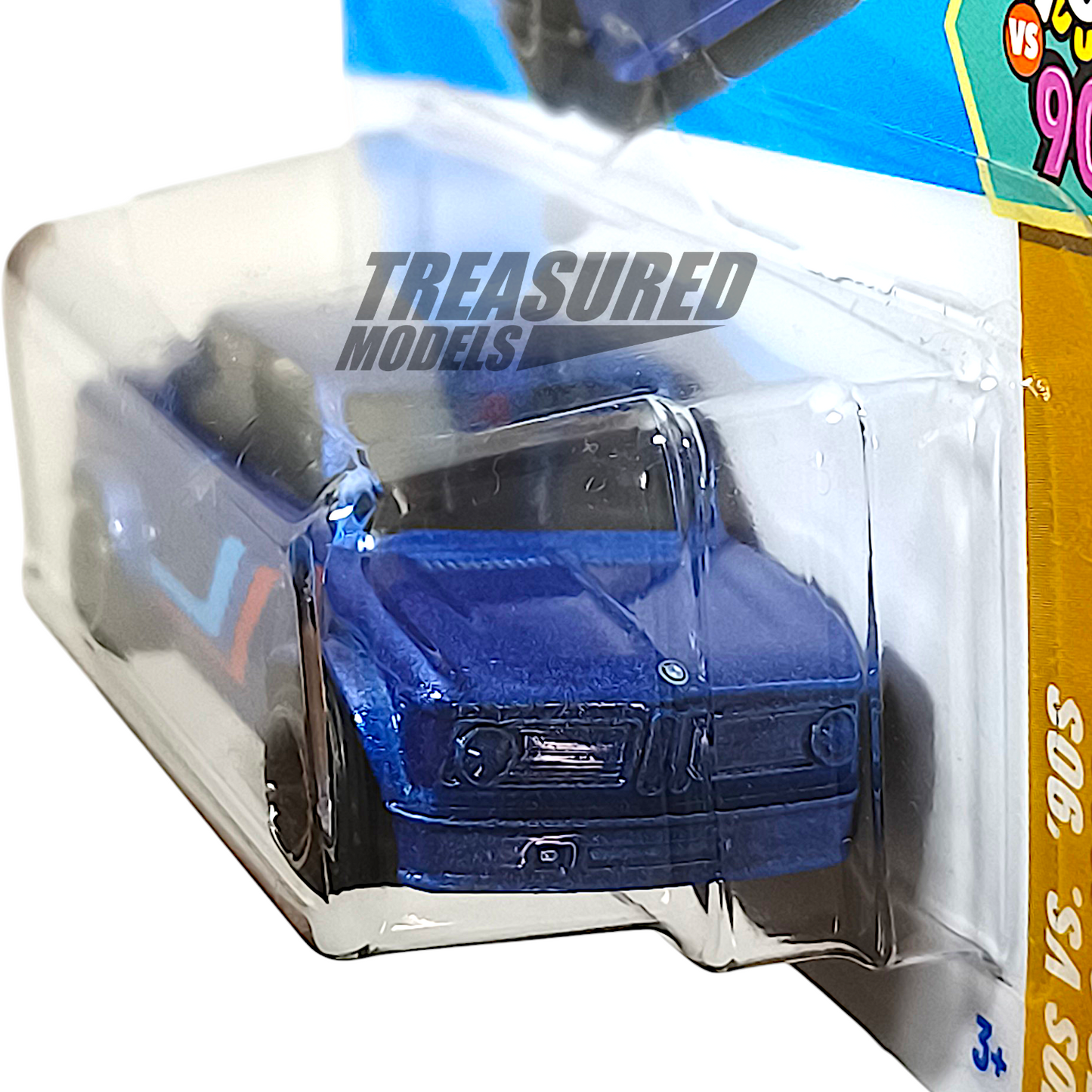 Hot Wheels BMW 2002 Metalflake Blue 2025 Main Line HW 70s vs 90s 1/64 Diecast
