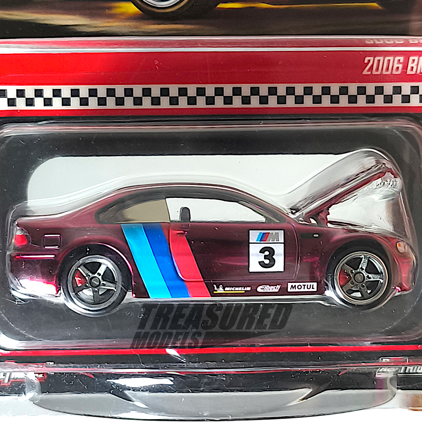 Hot Wheels BMW 2006 M3 Spectraflame Red 2025 Premium RLC 1/64 Die Cast