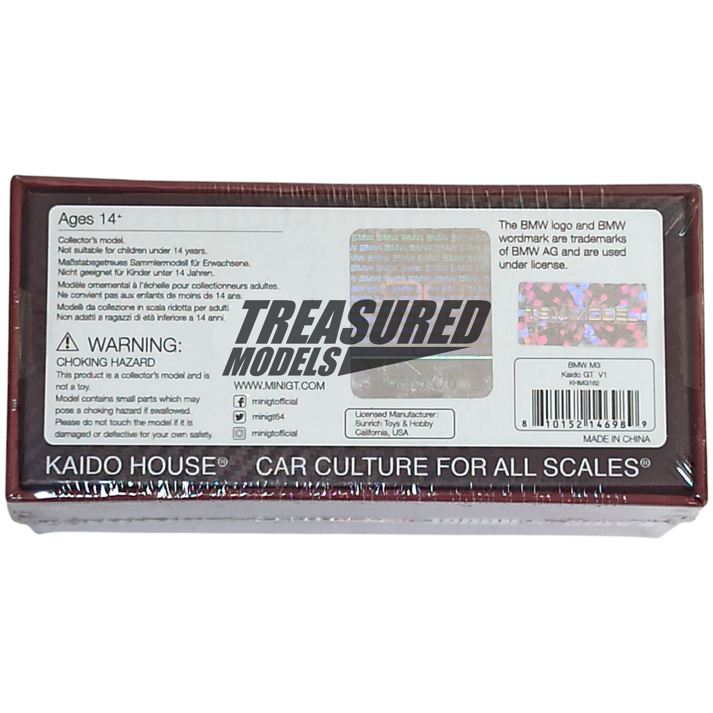 Kaido House Mini GT BMW M3 Kaido GT V1 KHMG162 1/64 Die Cast