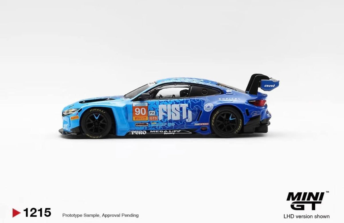 Mini GT BMW M4 GT3 EVO #90 FIST Team AAI 2025 China GT China Packaging MGT01215-CH 1/64 Diecast
