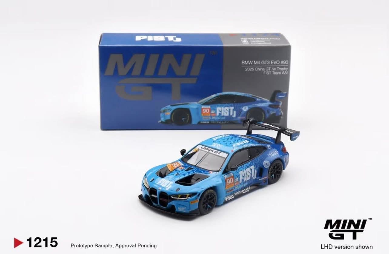 Pre-Order] Mini GT BMW M4 GT3 EVO #90 FIST Team AAI 2025 China GT
