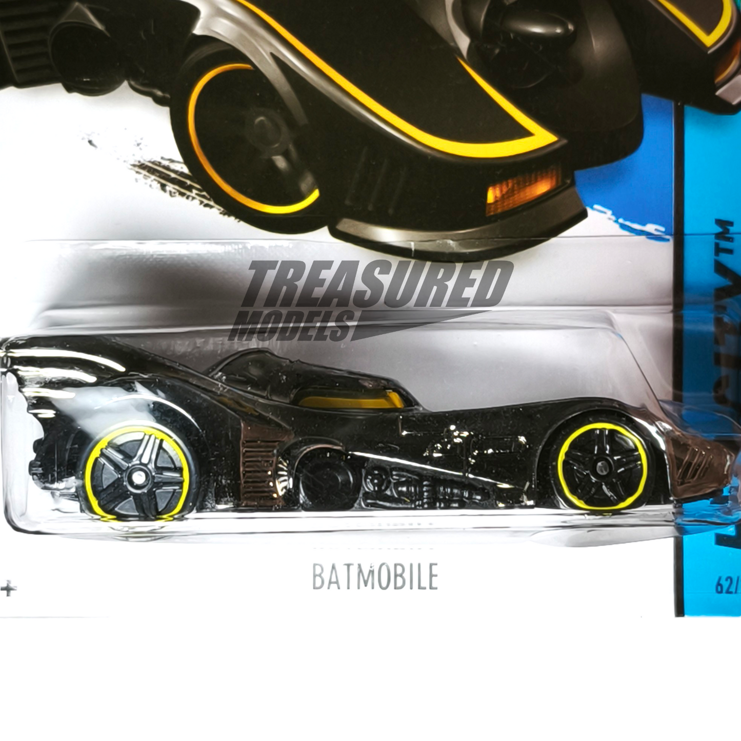 Hot Wheels Batman Batmobile Dark Chrome 2015 Main Line HW City 1/64 Die Cast