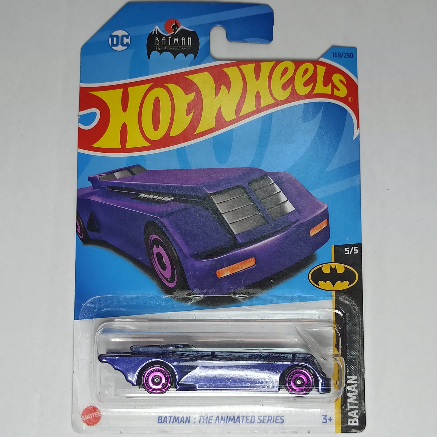Hot Wheels Batman The Animated Series Batmobile Royal Purple 2023 Basic
