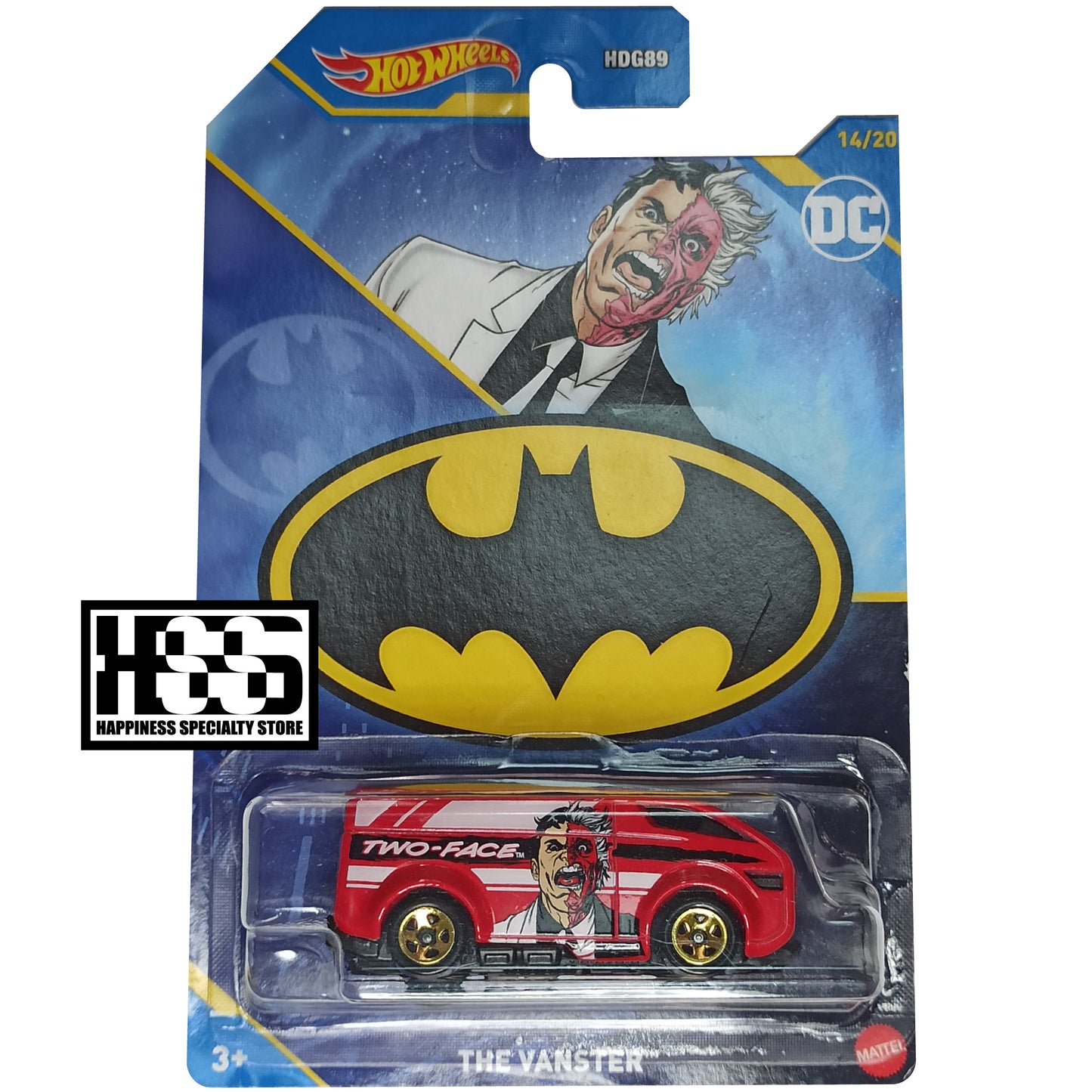 Hot Wheels Batman The Vanster Red 2023 DC