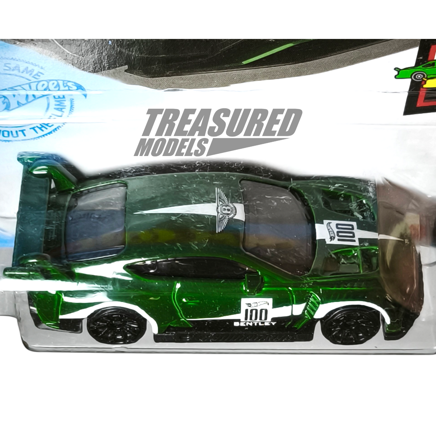 Hot Wheels Bentley 2018 Continental GT3 British Racing Green 2021 HW Race Day 1/64 Die Cast