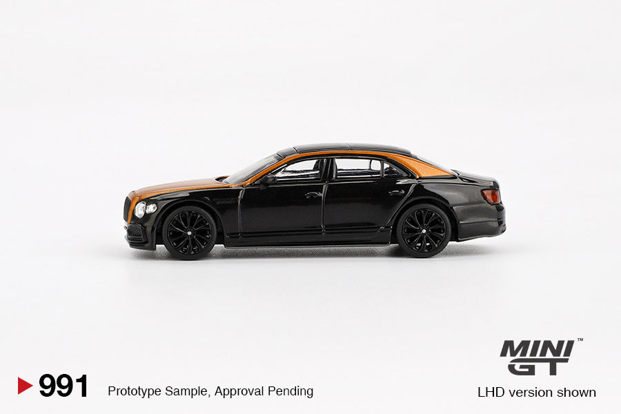 Mini GT Bentley Flying Spur Orange Flame - Onyx MGT00991 1/64 Die Cast