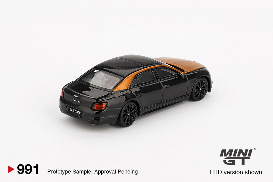 Mini GT Bentley Flying Spur Orange Flame - Onyx MGT00991 1/64 Die Cast
