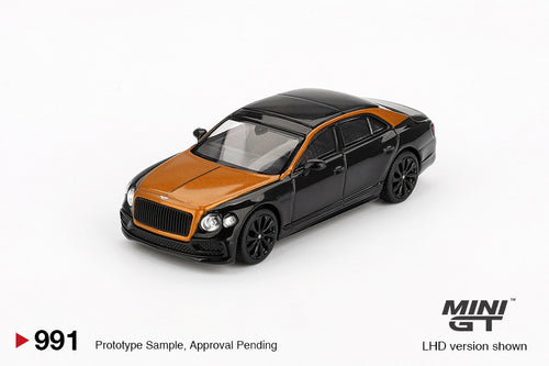 Mini GT Bentley Flying Spur Orange Flame - Onyx MGT00991 1/64 Die Cast