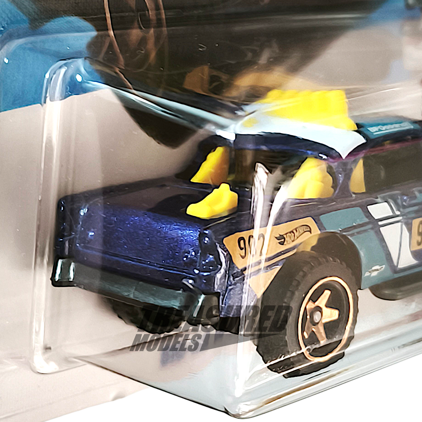 Hot Wheels Big-Air Bel-Air Metalflake Blue 2025 Main Line Safari Mode 1/64 Diecast