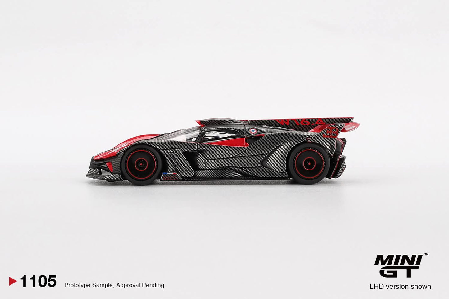 *Pre-Order* Mini GT Bugatti Bolide Red MGT01105 1/64 Diecast