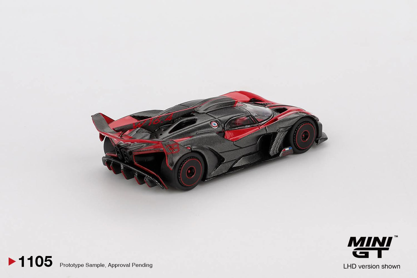 *Pre-Order* Mini GT Bugatti Bolide Red MGT01105 1/64 Diecast