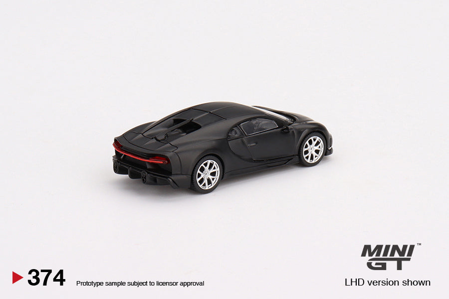 Mini GT Bugatti Chiron Super Sport 300+ Matte Black MGT00374 1/64 Die Cast