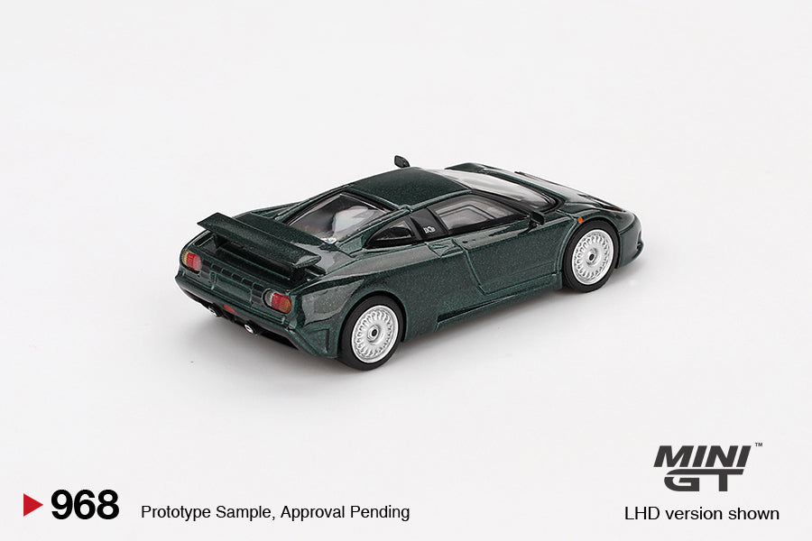 Mini GT Bugatti EB110 GT Verde Scuro MGT00968 1/64 Die Cast
