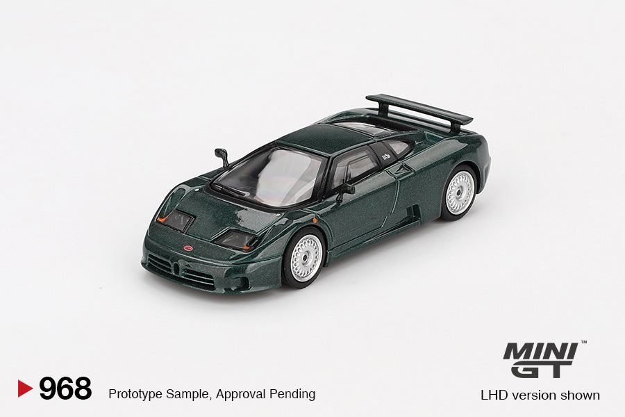 Mini GT Bugatti EB110 GT Verde Scuro MGT00968 1/64 Die Cast