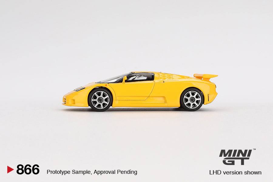 Mini GT Bugatti EB110 Super Sport Giallo Bugatti MGT00866 1/64 Die Cast