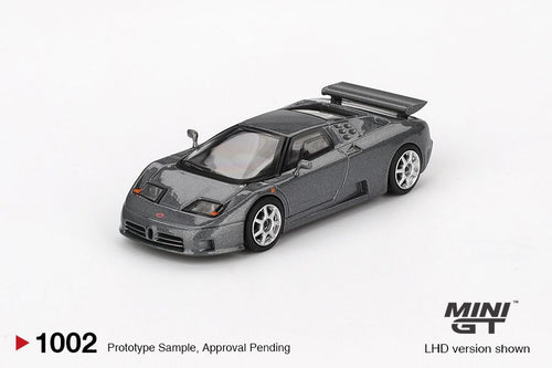 Mini GT Bugatti EB110 Super Sport Grigio Scuro MGT01002 1/64 Die Cast