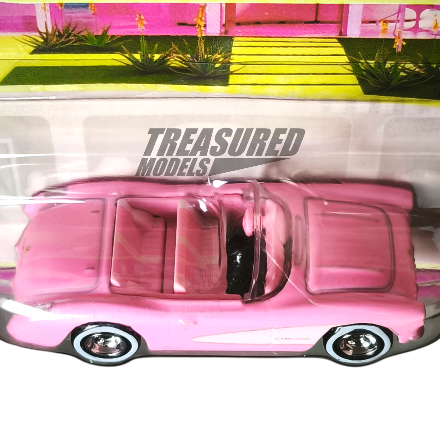 Hot Wheels Chevrolet 1956 Corvette Barbie Pink 2025 Premium Pop Culture Barbie 1/64 Die Cast