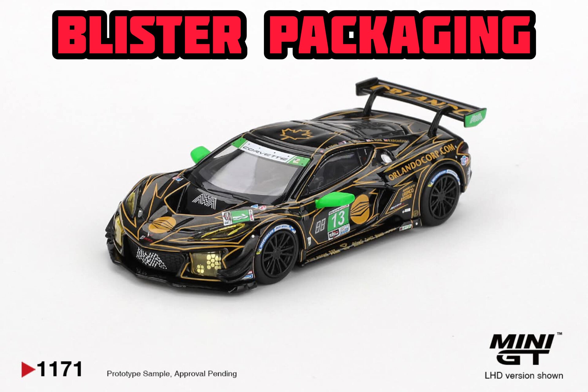 Pre-Order] Mini GT Chevrolet Corvette Z06 GT3.R #13 AWA 2025 IMSA