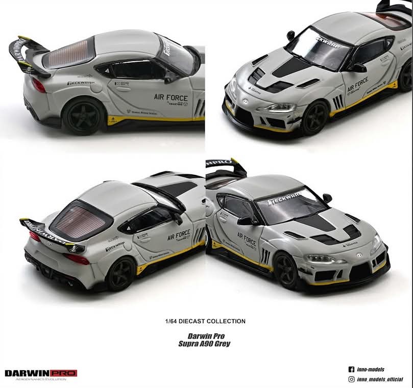 Inno64 DarwinPro Supra A90 Gray 1/64 Diecast