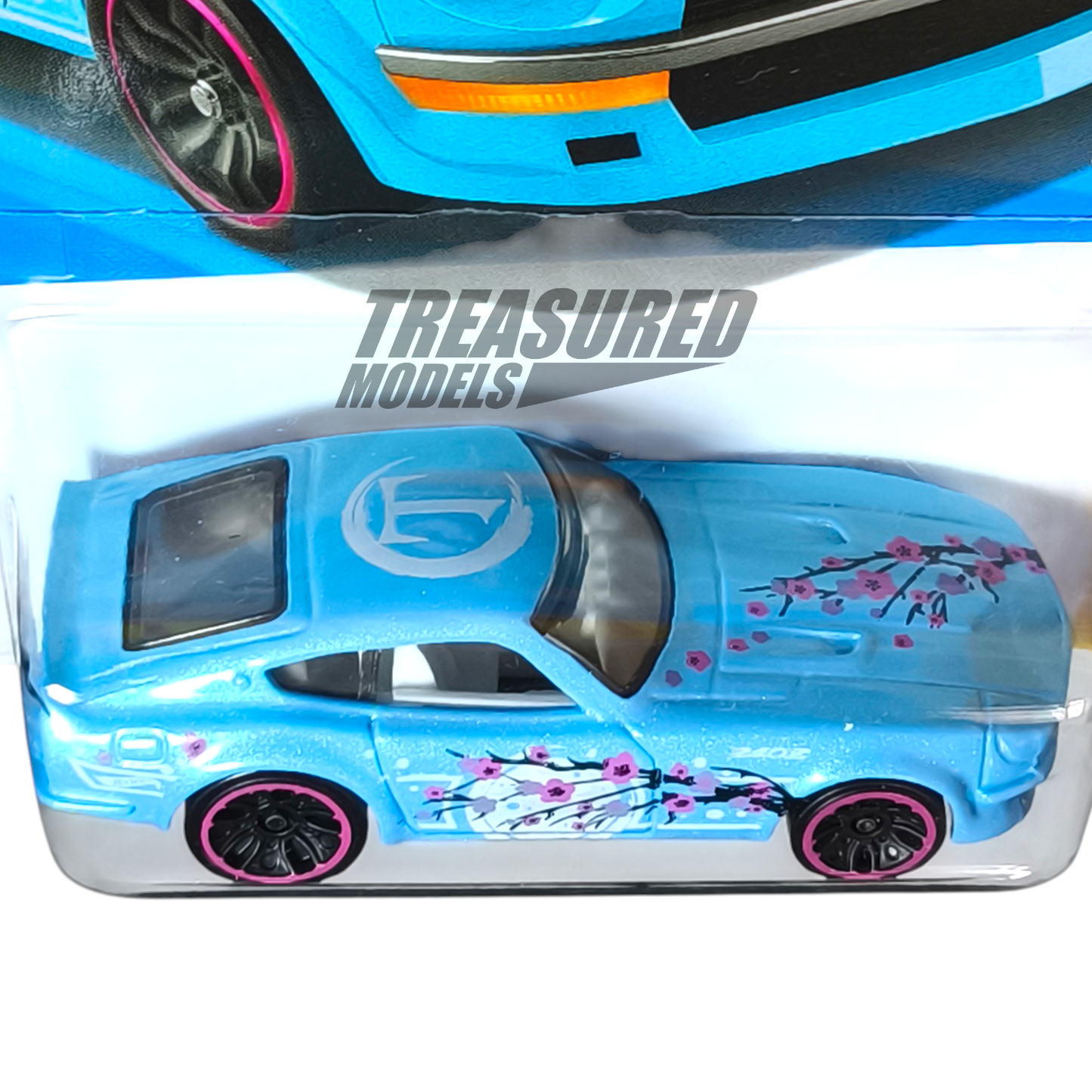 Hot Wheels Datsun 240Z Pearl Light Blue 2025 Main Line HW Art Cars 1/64 Die Cast