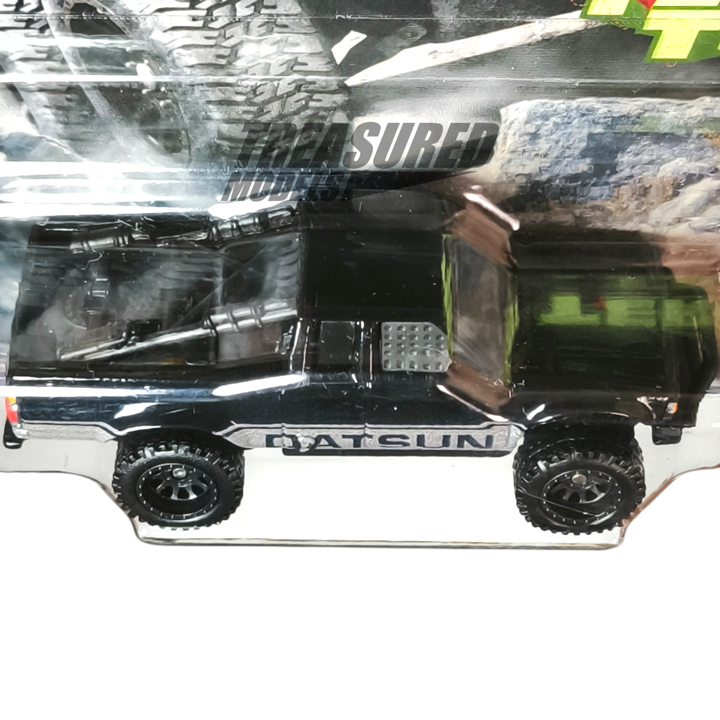 Hot Wheels Datsun King Cab Baja Custom Black 2024 Chase Premium Car Culture Terra Trek 1/64 Die Cast