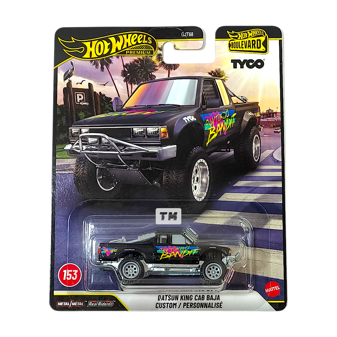 Hot Wheels Datsun King Cab Baja Custom Black 2026 Boulevard 1/64 Diecast