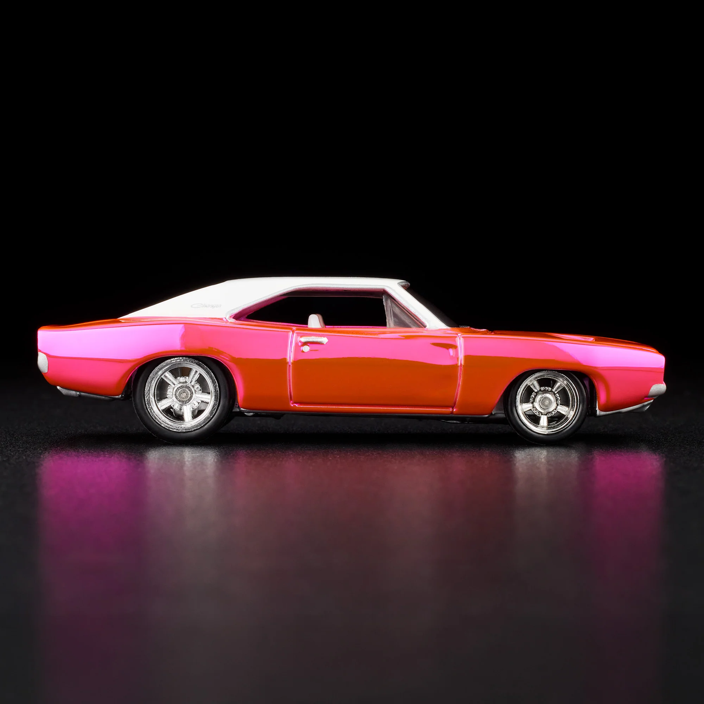 Hot Wheels Dodge 1969 Charger RT Pink 2025 Premium RLC 1/64 Die Cast