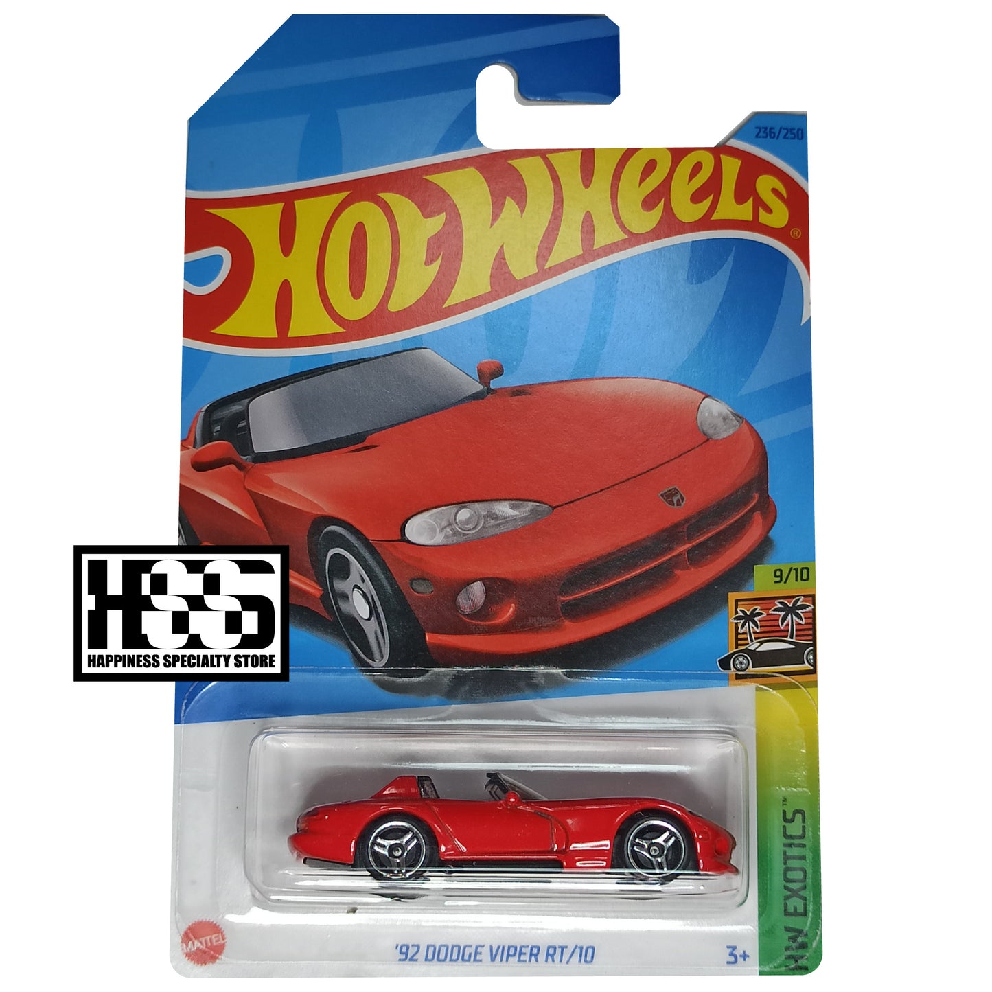 Hot Wheels Dodge 92 Viper RT10 Viper Red 2023 HW Exotics