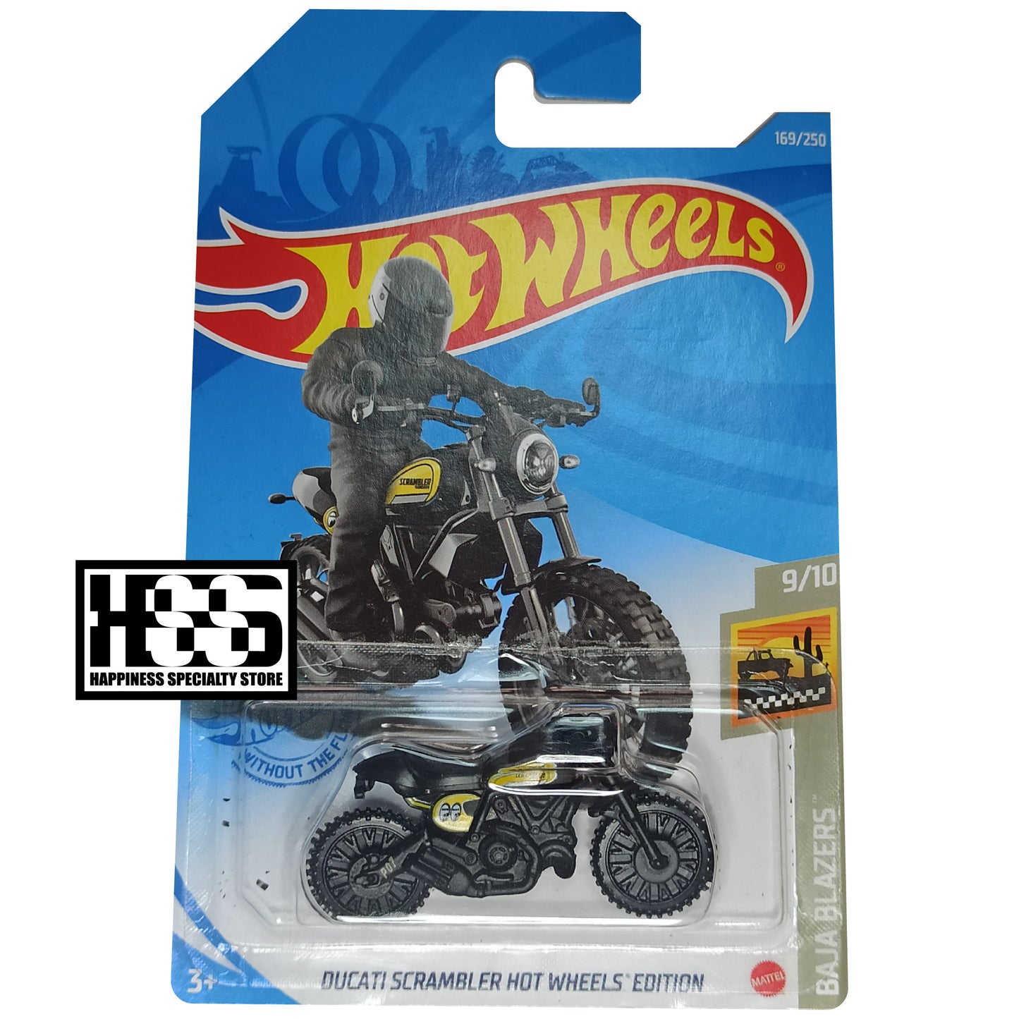 Hot Wheels Ducati Scrambler Hot Wheels Edition Black 2021 Baja Blazers