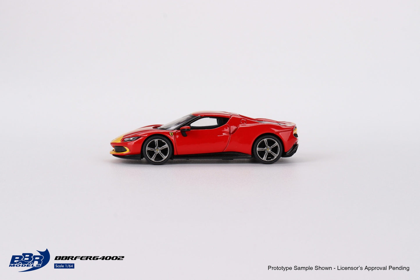 BBR Ferrari 296 GTB Assetto Fiorano Rosso Corsa BBRFER64002 1/64 Die Cast