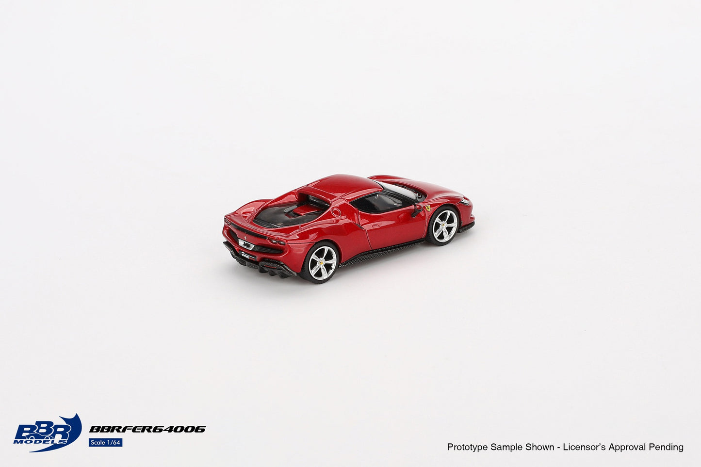 BBR Ferrari 296 GTB Rosso Imola BBRFER64006 1/64 Die Cast