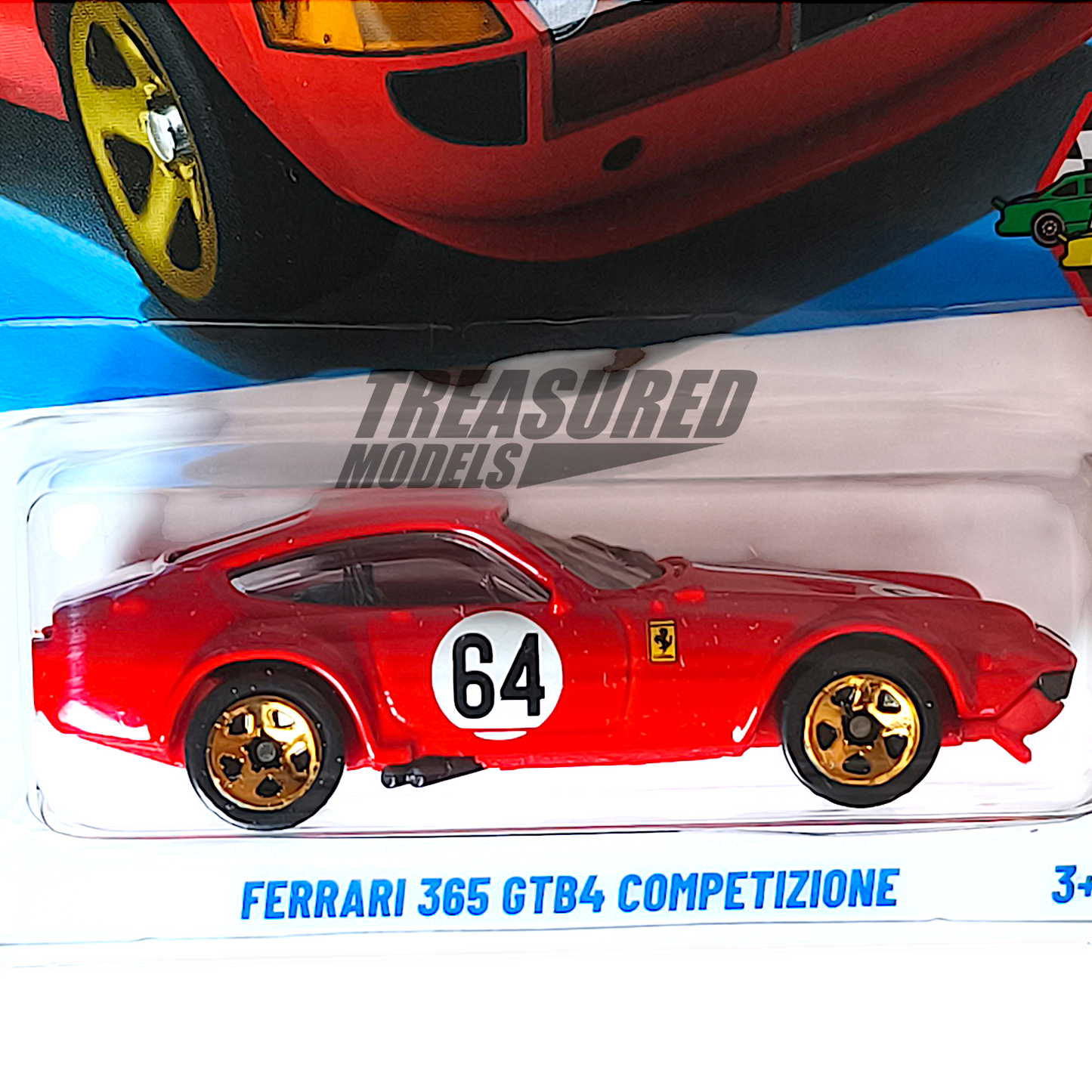 Hot Wheels Ferrari 365 GTB4 Competizione Rosso Corsa 2025 Main Line HW Race Day 1/64 Diecast