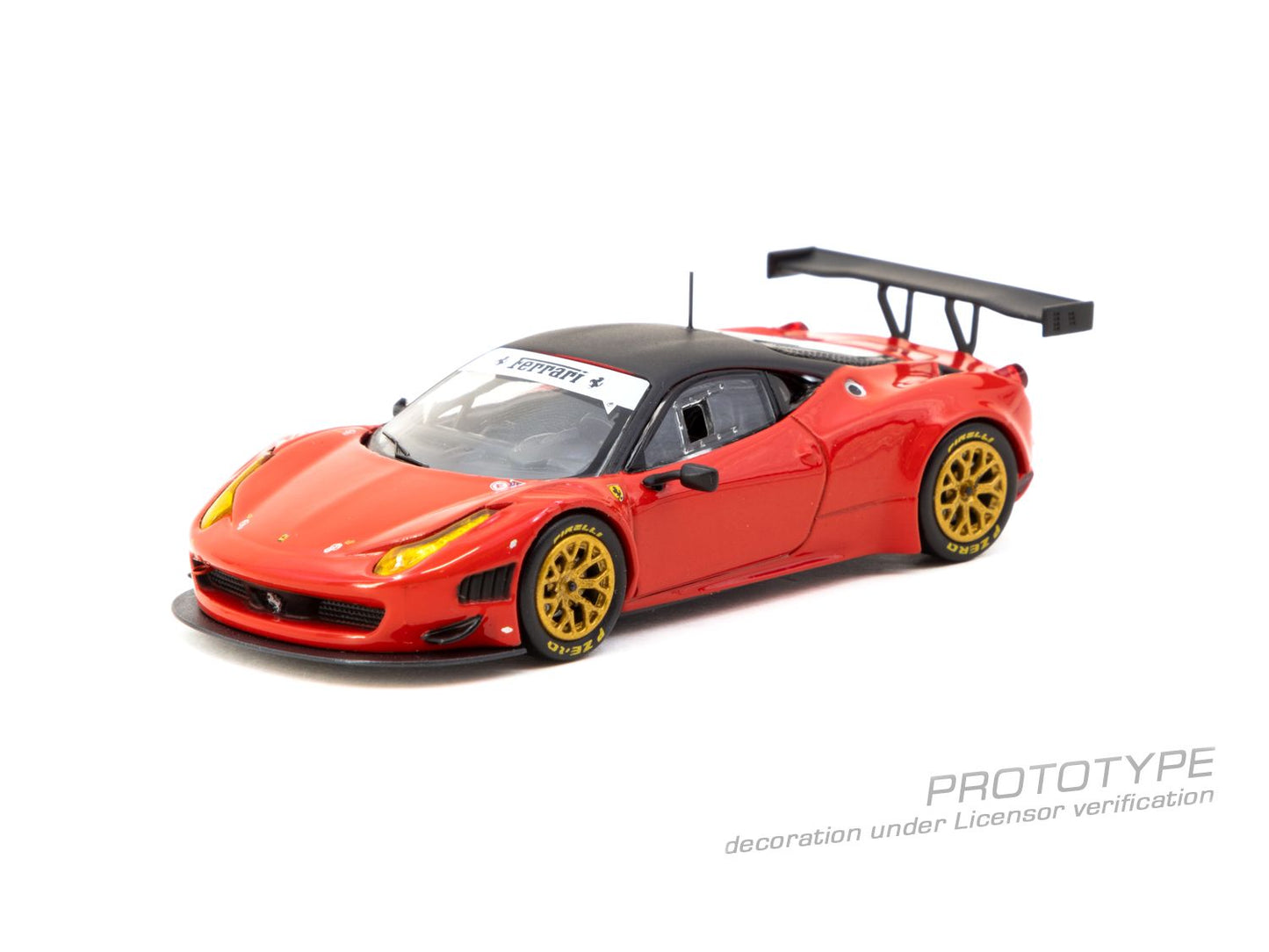Tarmac Works Ferrari 458 Italia GT3 Red Collaboration w IXO models T64R-073-RE 1/64 Diecast