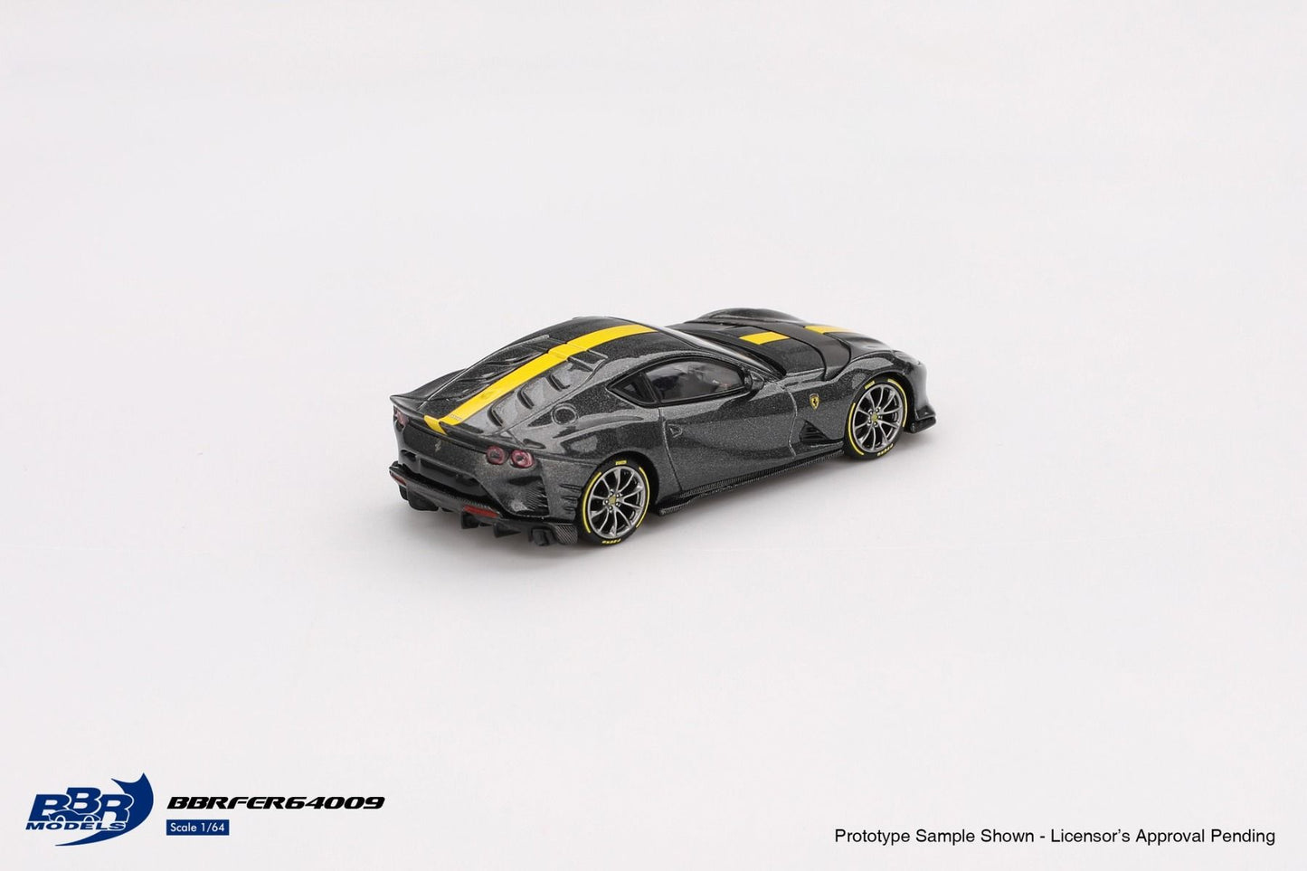 BBR Models Ferrari 812 Competizione Grigio Competizione BBRFER64009 1/64 Die Cast