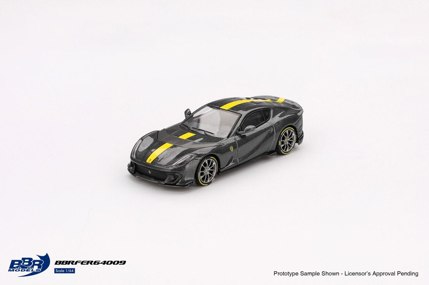 BBR Models Ferrari 812 Competizione Grigio Competizione BBRFER64009 1/64 Die Cast