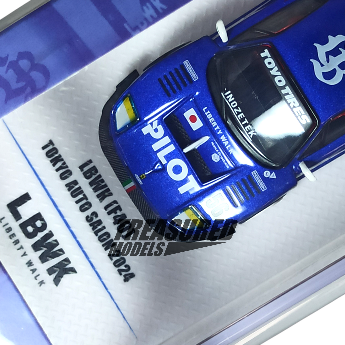 Inno64 Ferrari F40 LBWK Tokyo Auto Salon 2024 1/64 Die Cast