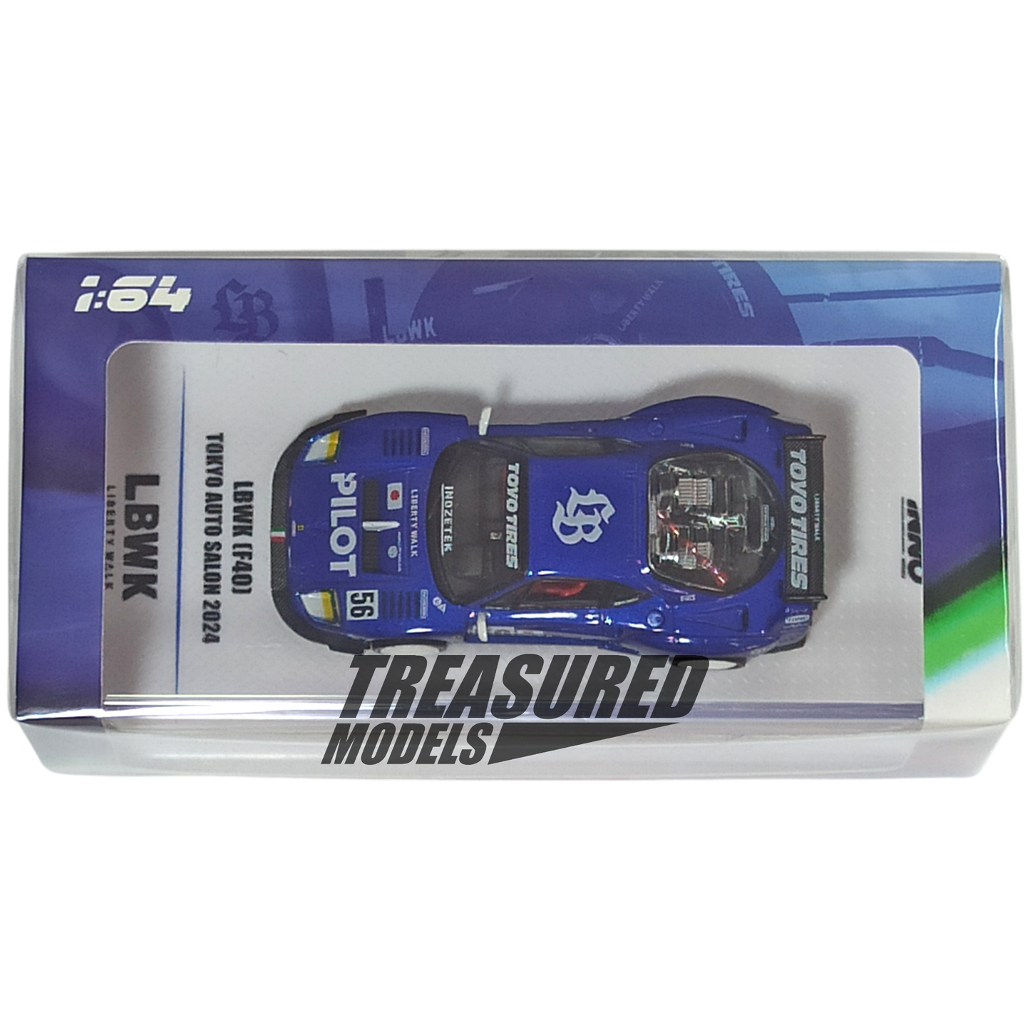 Inno64 Ferrari F40 LBWK Tokyo Auto Salon 2024 1/64 Die Cast