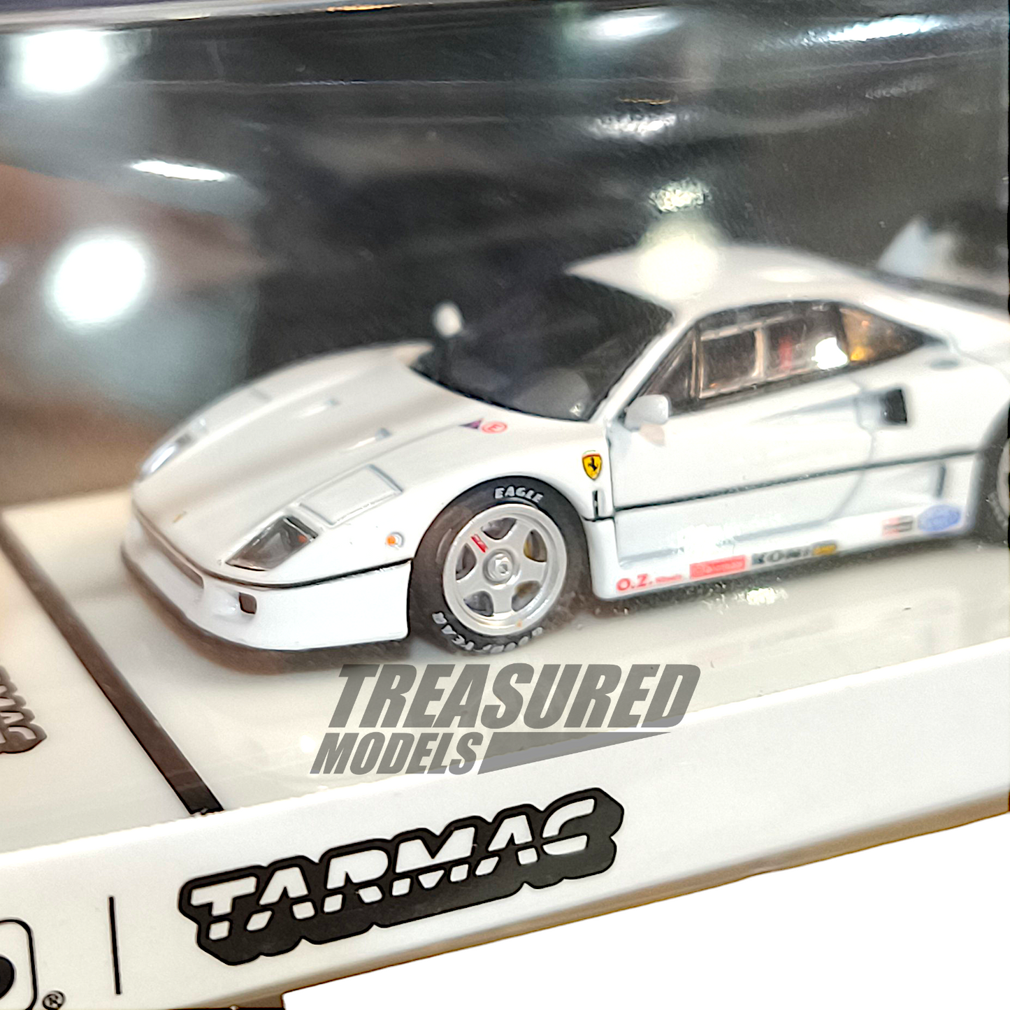 Tarmac Works Ferrari F40 Lightweight White T64R-076-WH 1/64 Diecast