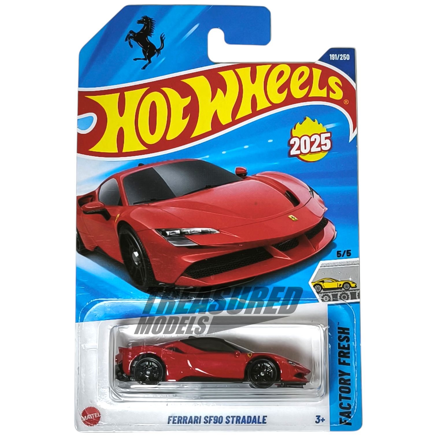ミニカー Hotwheels Ferrari SF90 Stradale Raw ver. Hotwheels Ferrari Sf90 Stradale - Niska cena na Allegro