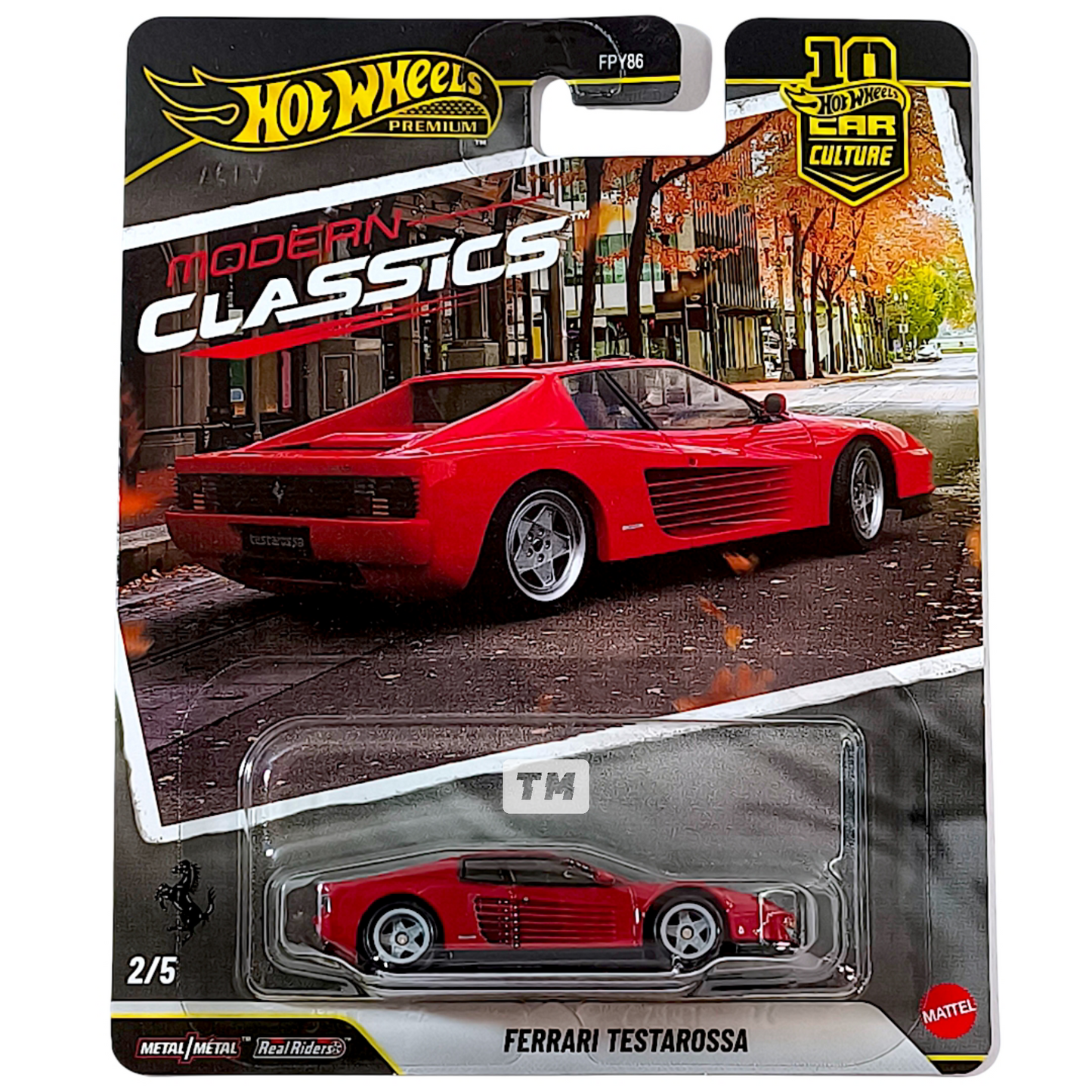 Hot Wheels Ferrari Testarossa Rossa Corsa 2026 Car Culture Modern Classics 1/64 Diecast