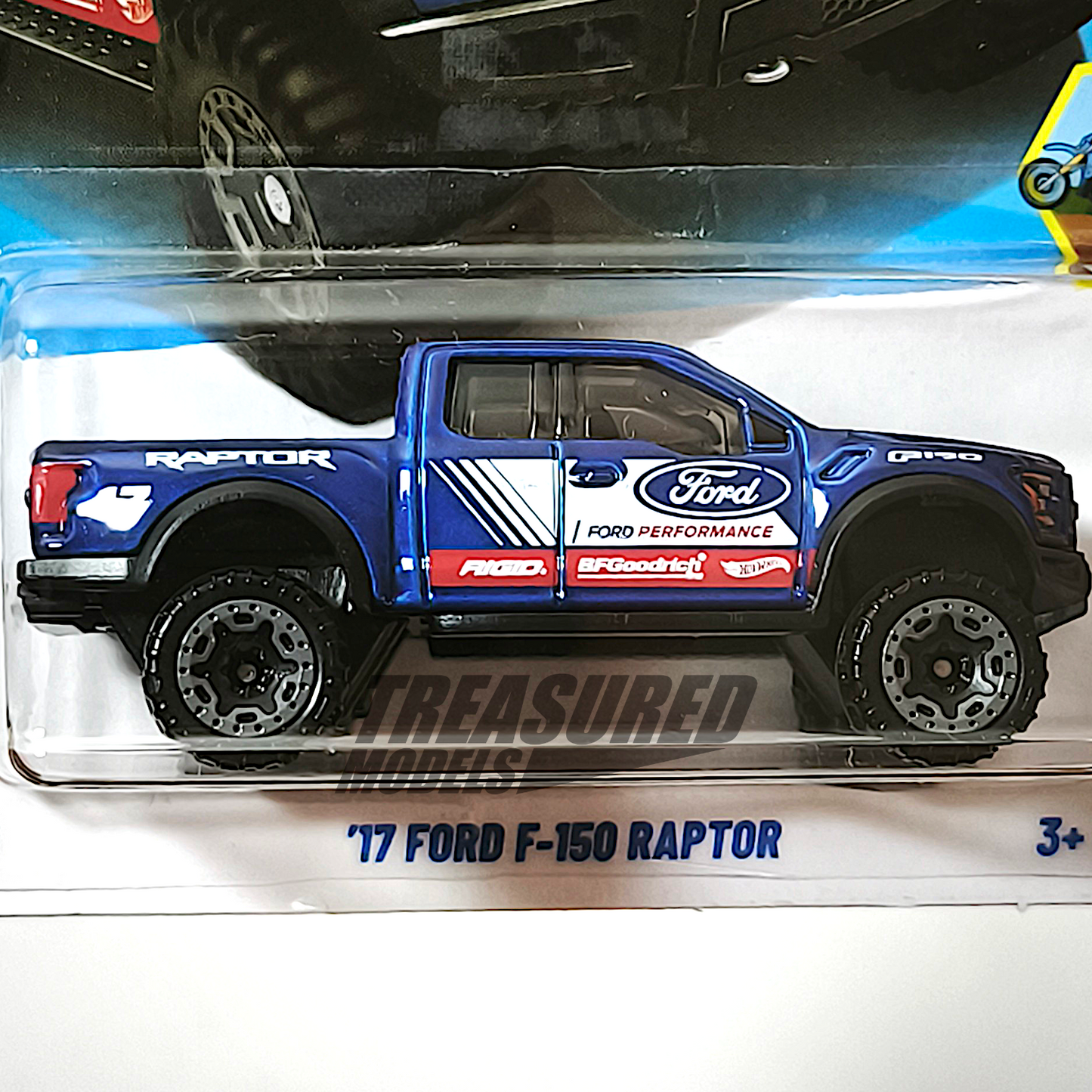 Hot Wheels Ford 17 F-150 Raptor Metalflake Blue 2025 Main Line HW Dirt 1/64 Diecast