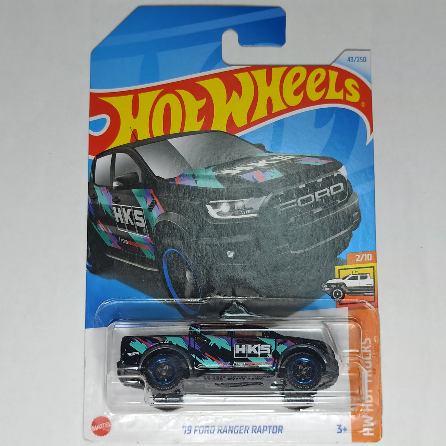 Hot Wheels Ford 19 Ranger Raptor HKS Black 2024 1/64 Diecast